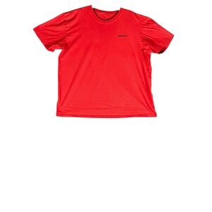 Patagonia Mens XL Red Organic Cotton P-6 Logo Graphic Short Sleeve T-Shirt
